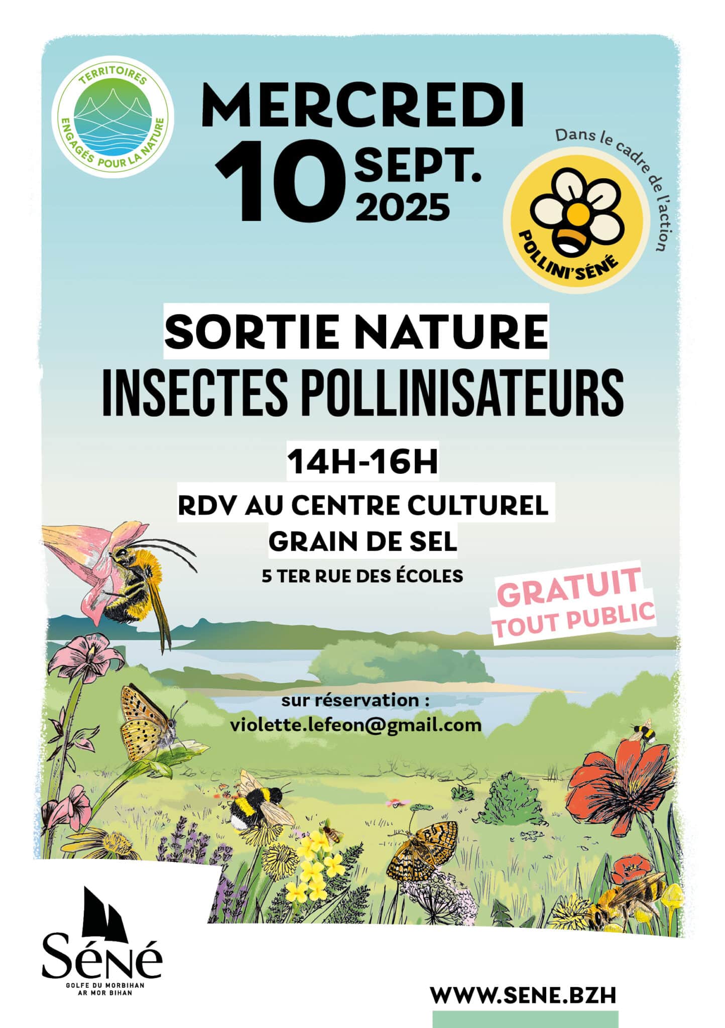 Affiche de la sortie nature du 10/09